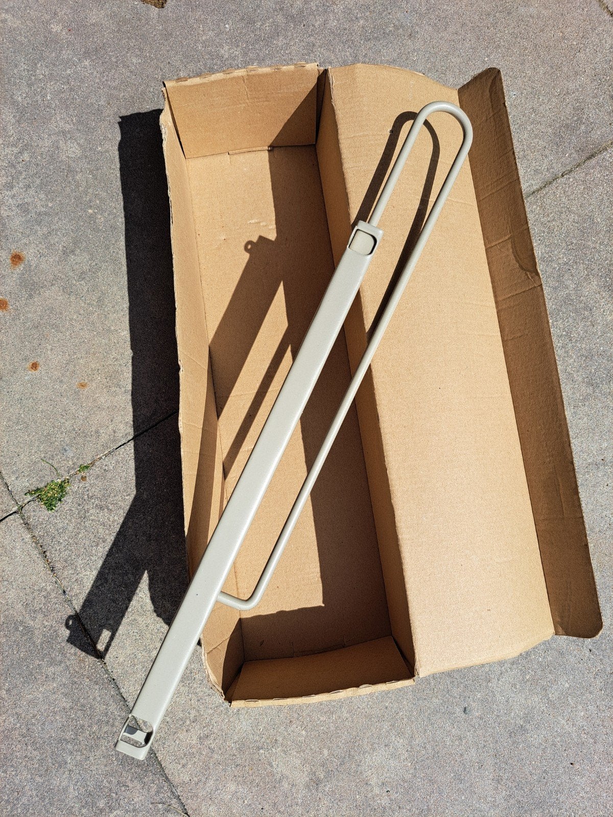 Ikea uitschuifbare kledingroede voor kleerhanger, Ophalen, Gebruikt