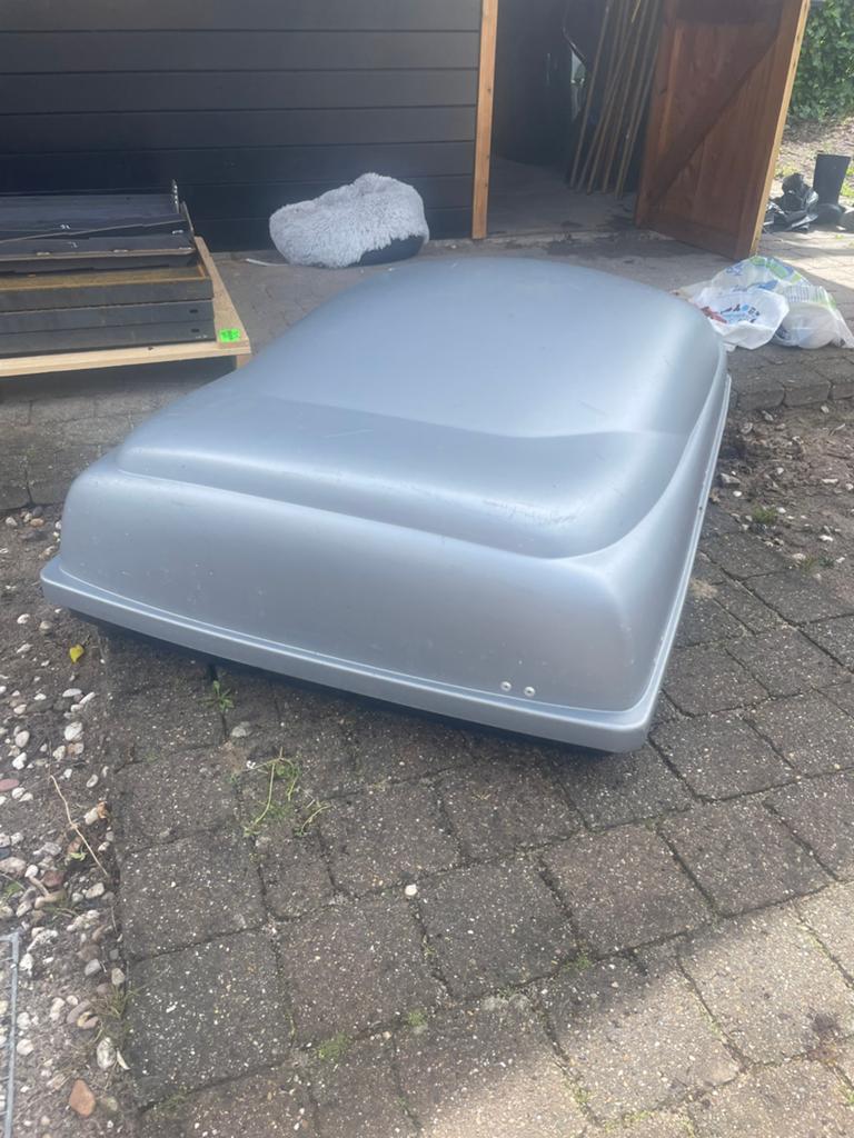 Ruime dakkoffer inclusief dakdragers, Auto diversen, Dakkoffers, Ophalen, Gebruikt