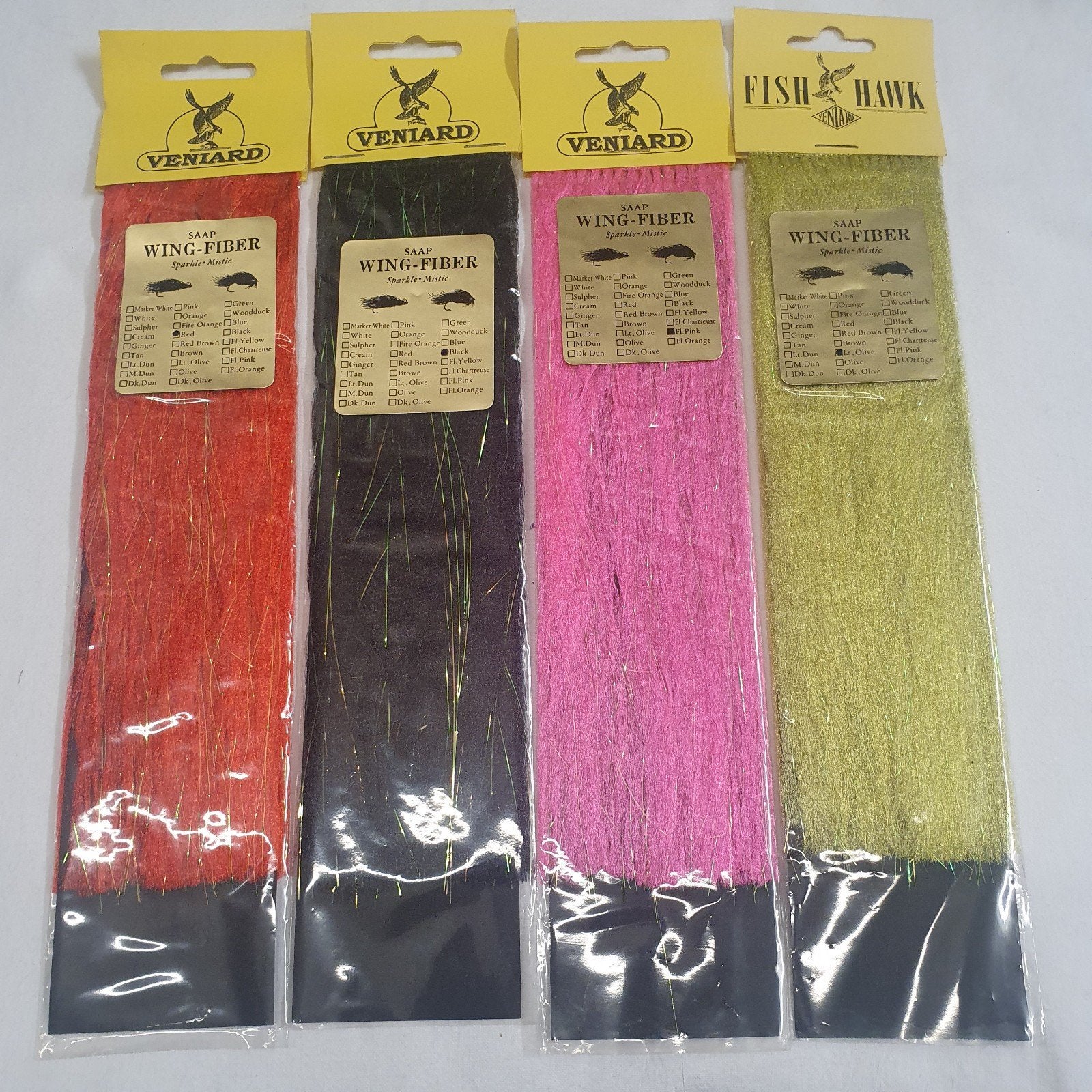 Wing fiber, Watersport en Boten, Hengelsport | Vliegvissen, Ophalen of Verzenden, Zo goed als nieuw, Overige typen