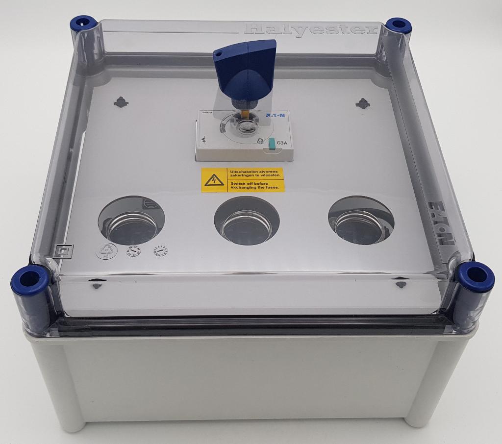 Eaton Halyester Schakelveilighedenkast SRGH63/4 63A (1x), Onbekend, Ophalen of Verzenden, Zo goed als nieuw, Onbekend