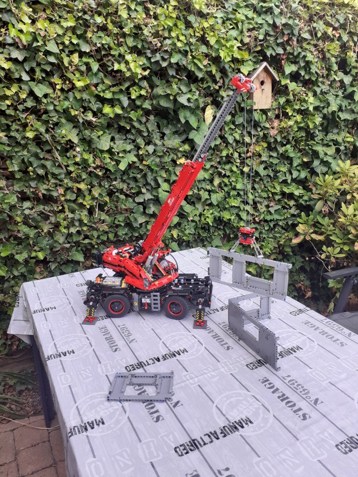 LEGO Technic kraan 42082, Ophalen, Inclusief instructies, Lego, Zo goed als nieuw