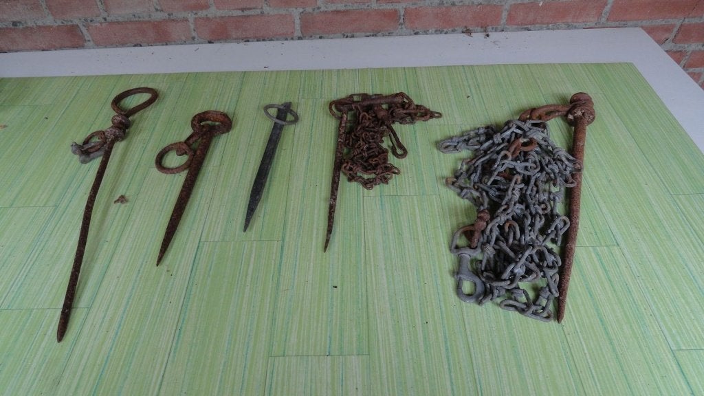 Stik, spit, diverse met of zonder ketting pony, schaap geit, Vrouwelijk, Geit