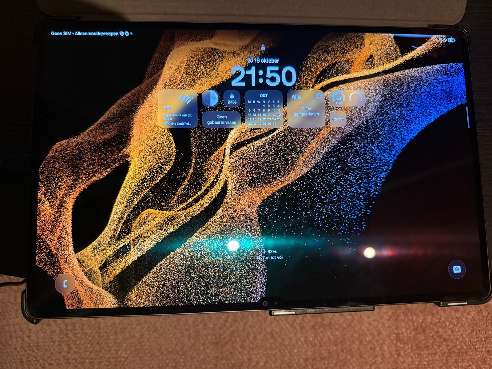 Samsung Galaxy Tab S8 Ultra 14.6" 256GB Wifi + 5G Grafiet, Computers en Software, 13 inch of meer, Ophalen of Verzenden, Zo goed als nieuw