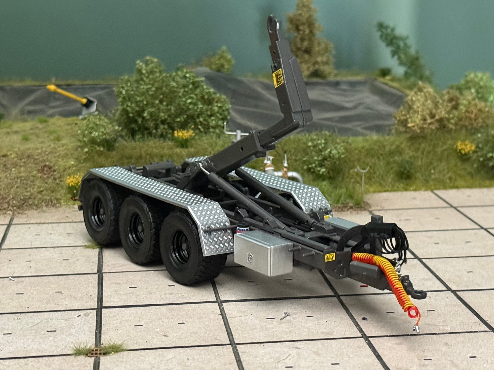 Verbouwde haakarm wiking 1:32, Ophalen of Verzenden, Zo goed als nieuw, Tractor of Landbouw, Overige merken