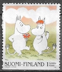 FINLAND 1 LK zegel De Moomins (III) 1998, Verzenden, Finland, Gestempeld