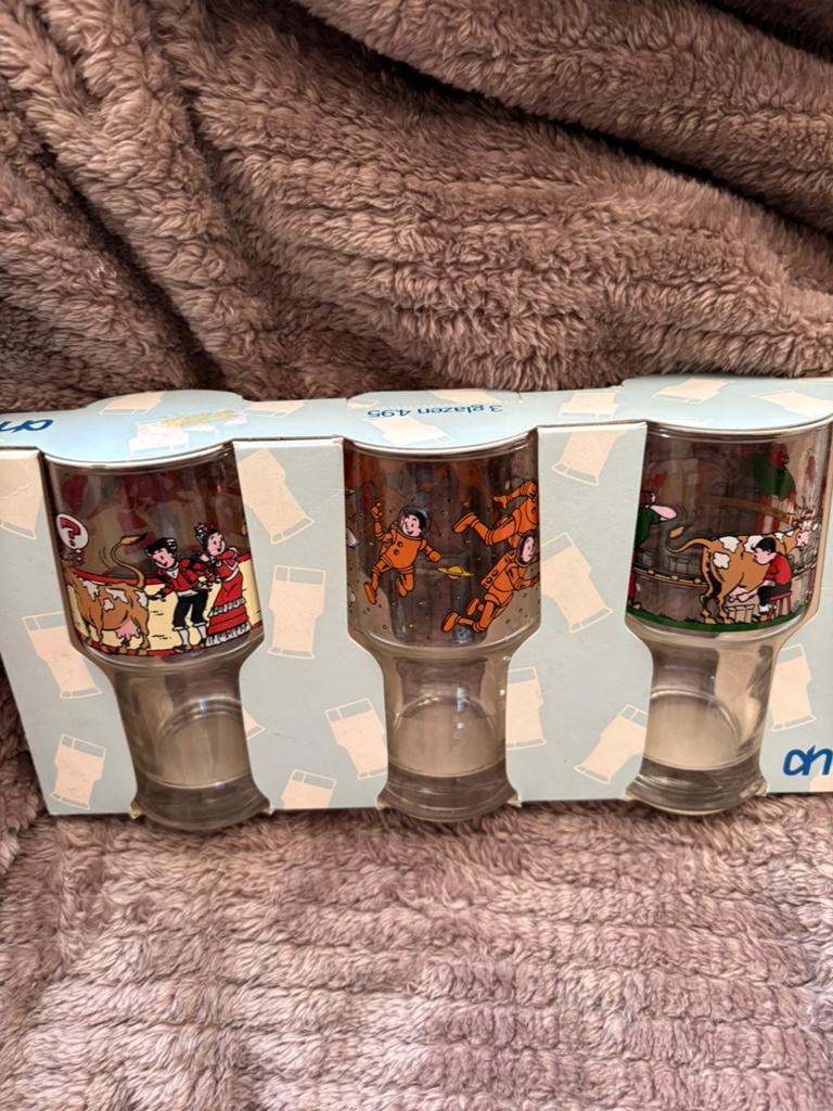 Limonade glazen suske en wiske, Verzamelen, Glas en Borrelglaasjes, Ophalen of Verzenden, Nieuw, Frisdrankglas