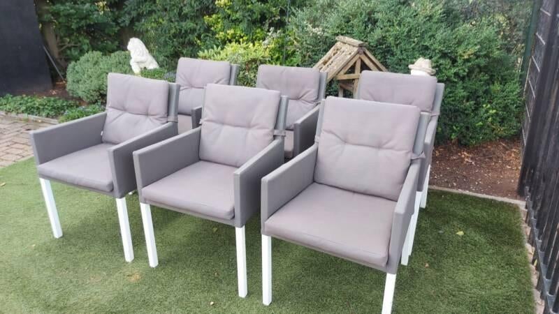 6 tuinstoelen, Ophalen, Gebruikt