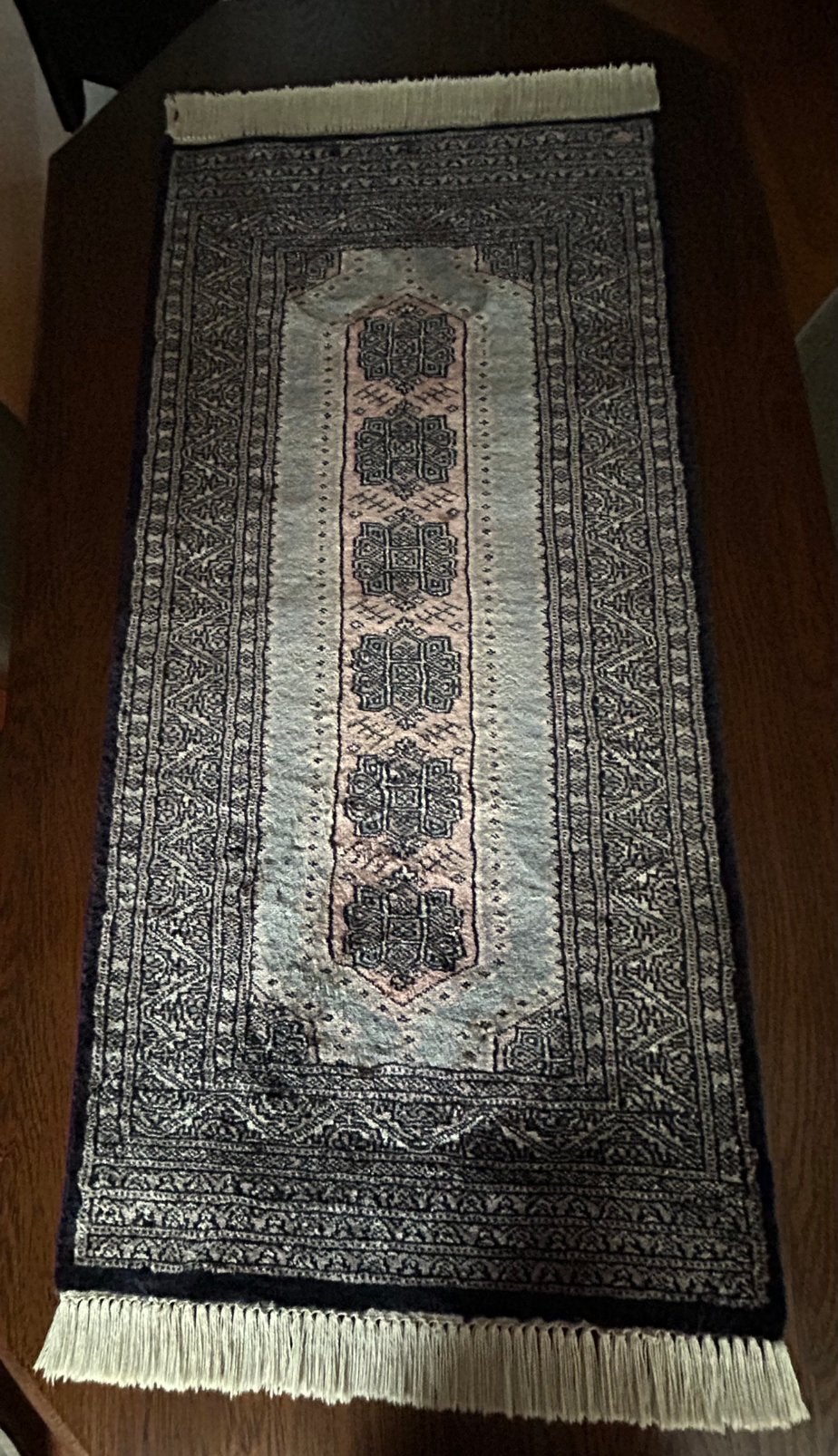Perzisch Tafelloper/Tapijt, handgeknoopt, 100% wol, Ophalen of Verzenden