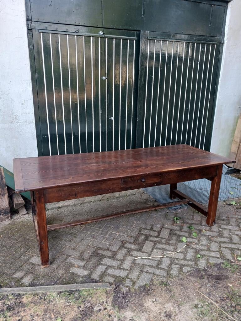 Antieke tafel van 230 cm., Ophalen