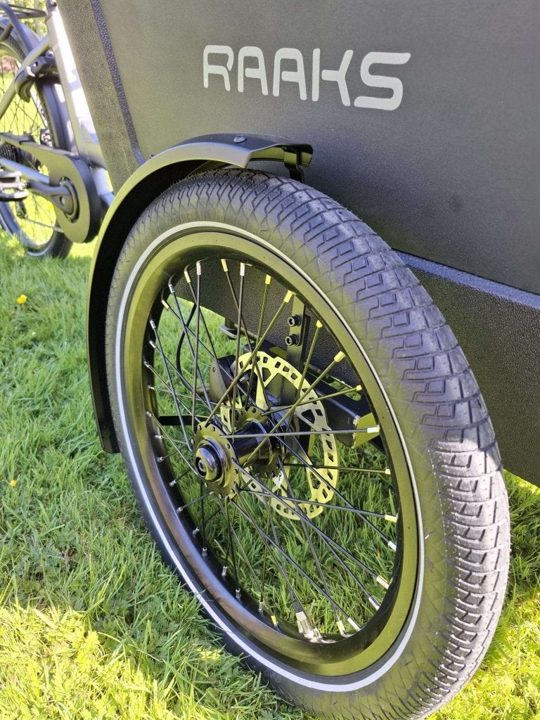 PRIJSDOORBRAAK! Raaks Rover elektrische bakfiets driewieler, 4 kinderen of meer, Huif, Niet ingevuld, Nieuw