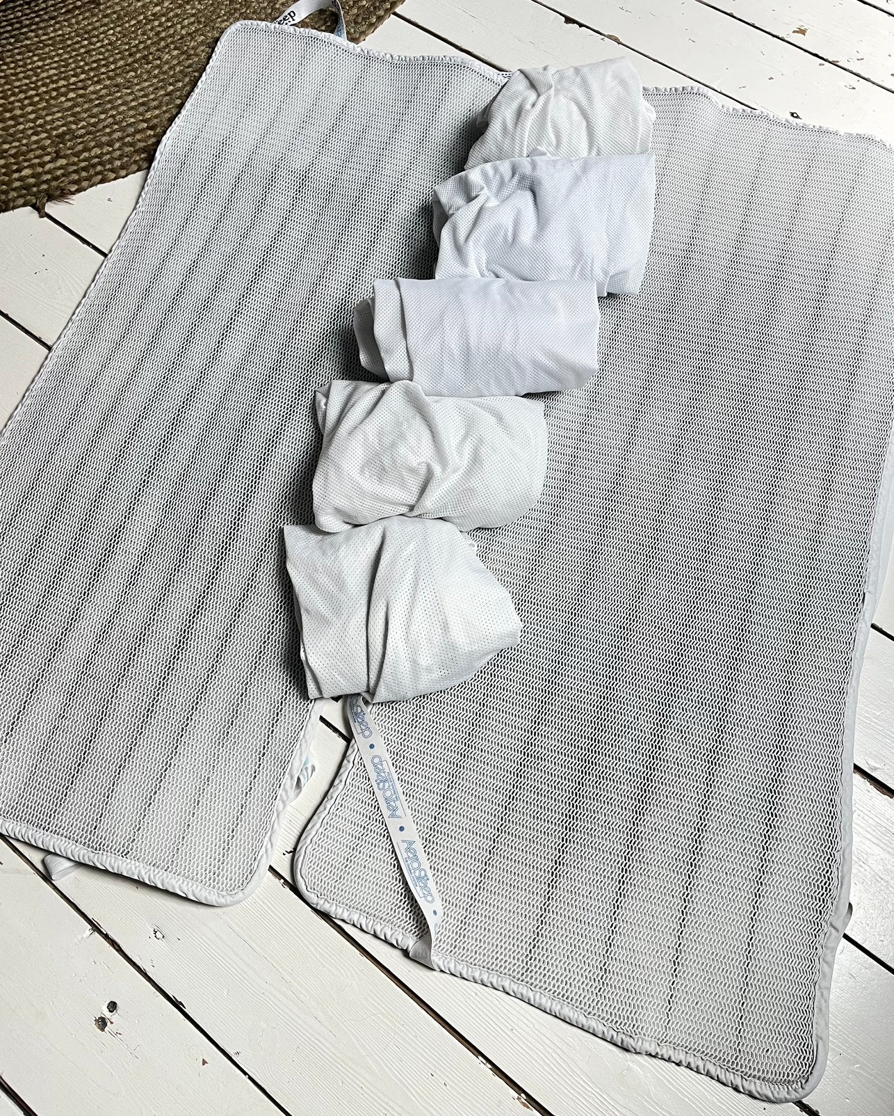 2x aerosleep topper met 5x hoes 120x60, Kinderen en Baby's, Kinderkamer | Beddengoed, Ophalen of Verzenden