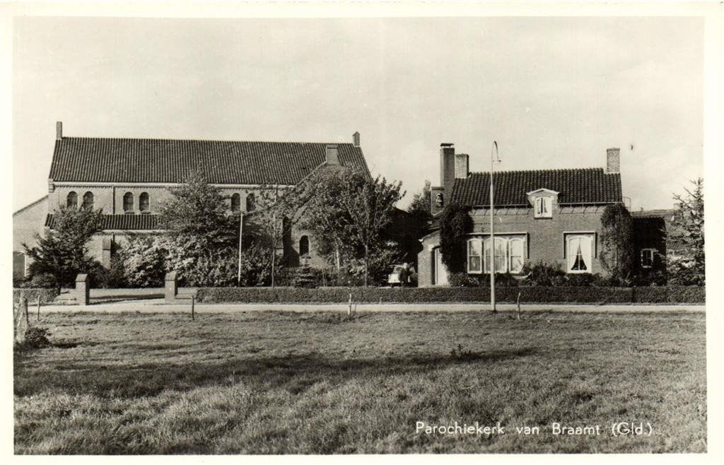 Parochiekerk van Braamt [Gld.] - ongelopen, Ophalen of Verzenden, 1940 tot 1960, Ongelopen, Gelderland
