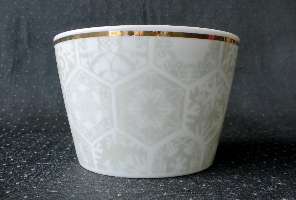 Marcel Wanders Bijenkorf 2008 - Wit porseleinen Kom / schaal, Ophalen of Verzenden, Zo goed als nieuw, Kom(men), Overige stijlen