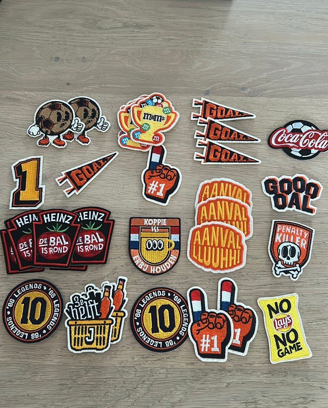 Jumbo Emblemen voor Juichjack - Voetbal Support Patches, Verzamelen, Jumbo, Ophalen of Verzenden