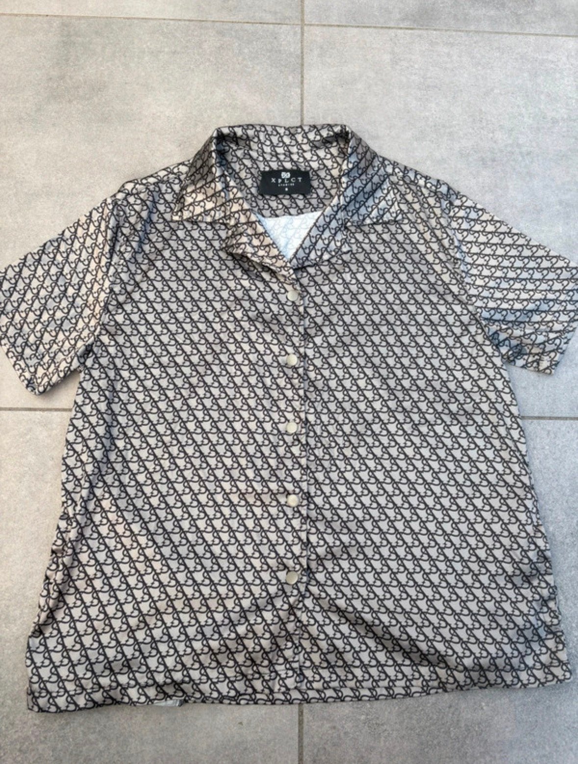 XPLCT studios blouse heren maat S, Ophalen of Verzenden, Zo goed als nieuw, Maat 46 (S) of kleiner, Beige