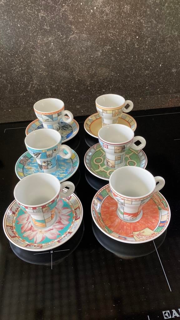 Seltmann Weiden, espresso,zeldzaam compleet., Huis en Inrichting, Keuken | Servies, Zo goed als nieuw, Kop(pen) en/of Schotel(s)