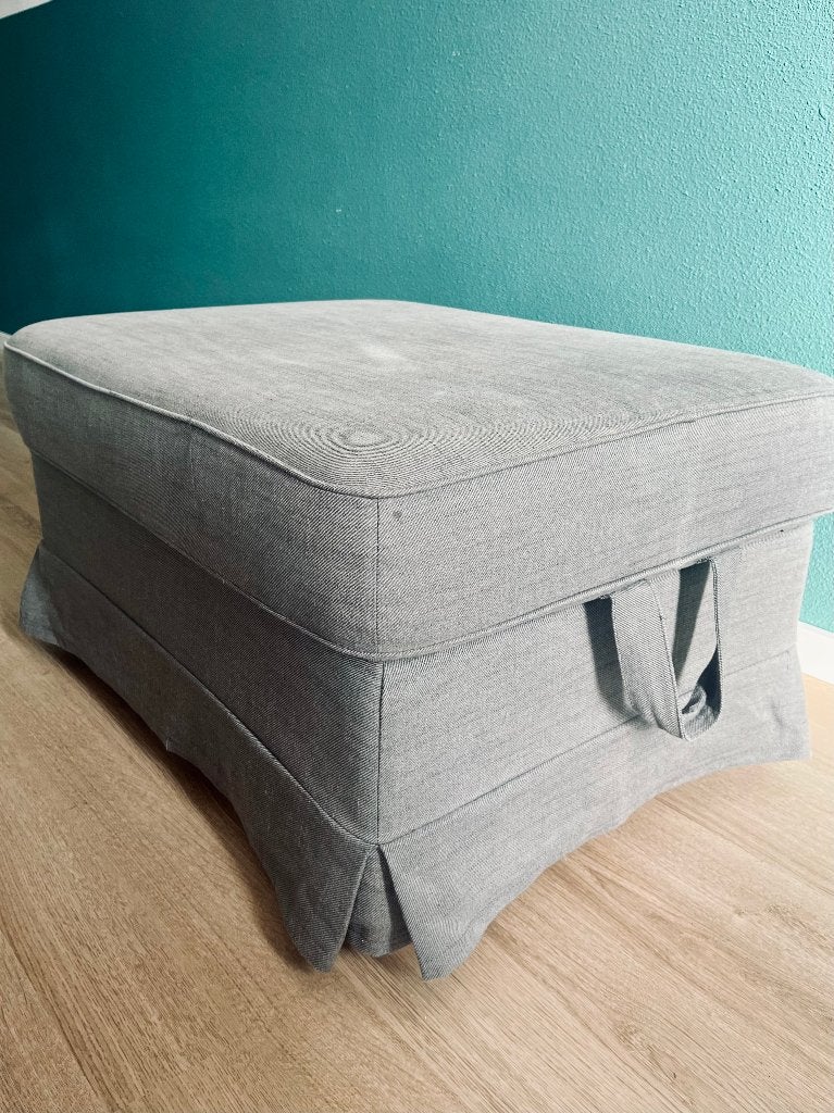 IKEA Ektorp voetenbank met bergruimte, Huis en Inrichting, Ophalen, Hout, 75 tot 100 cm, Zo goed als nieuw