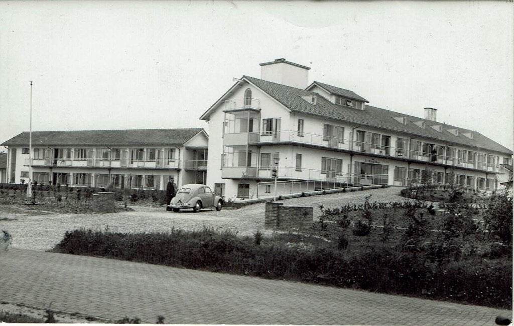 Oostkapelle Domburgseweg Ter Mantelinge fotokaart, Verzenden, 1940 tot 1960, Ongelopen, Zeeland