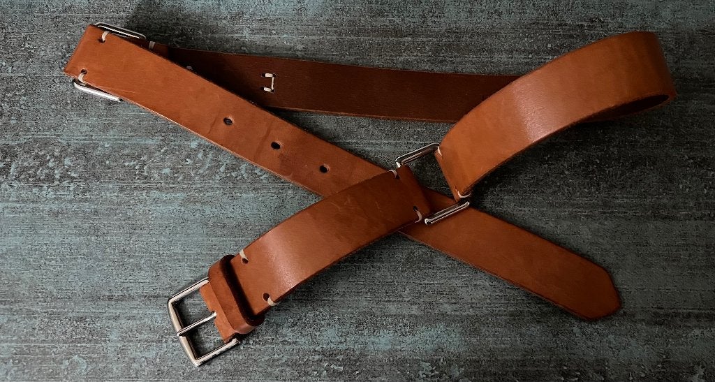 Erny van Reijmersdal. Prachtige leren riem. 85 cm., Kleding | Dames, 80 tot 90 cm, Ophalen of Verzenden, Zo goed als nieuw, Erny van Reijmersdal