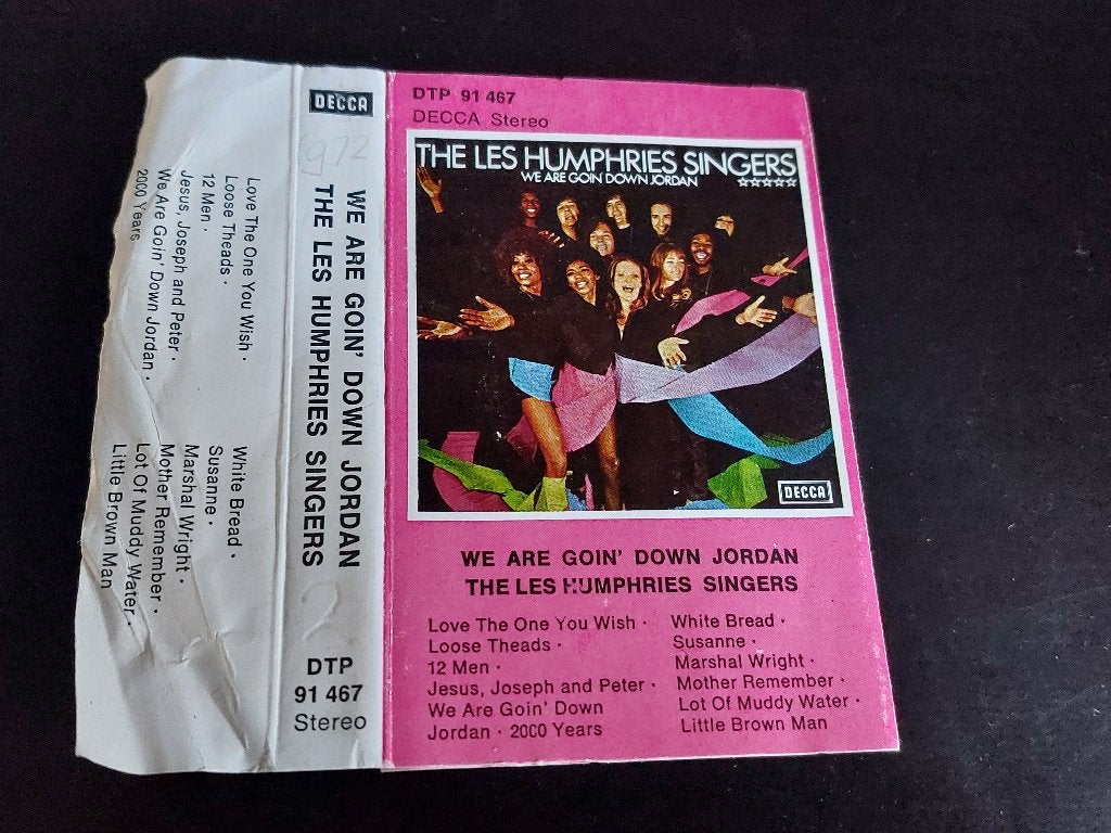 LES HUMPHRIES SINGERS - WE ARE GOIN' DOWN JORDAN (MC), Cd's en Dvd's, Gebruikt, 1 bandje, Ophalen of Verzenden, Origineel
