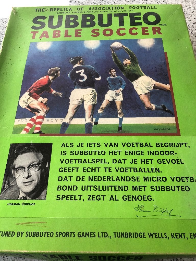 Subbuteo Voetbalspel (Jaren 70), Ophalen, Gebruikt, Buitenlandse clubs, Spel