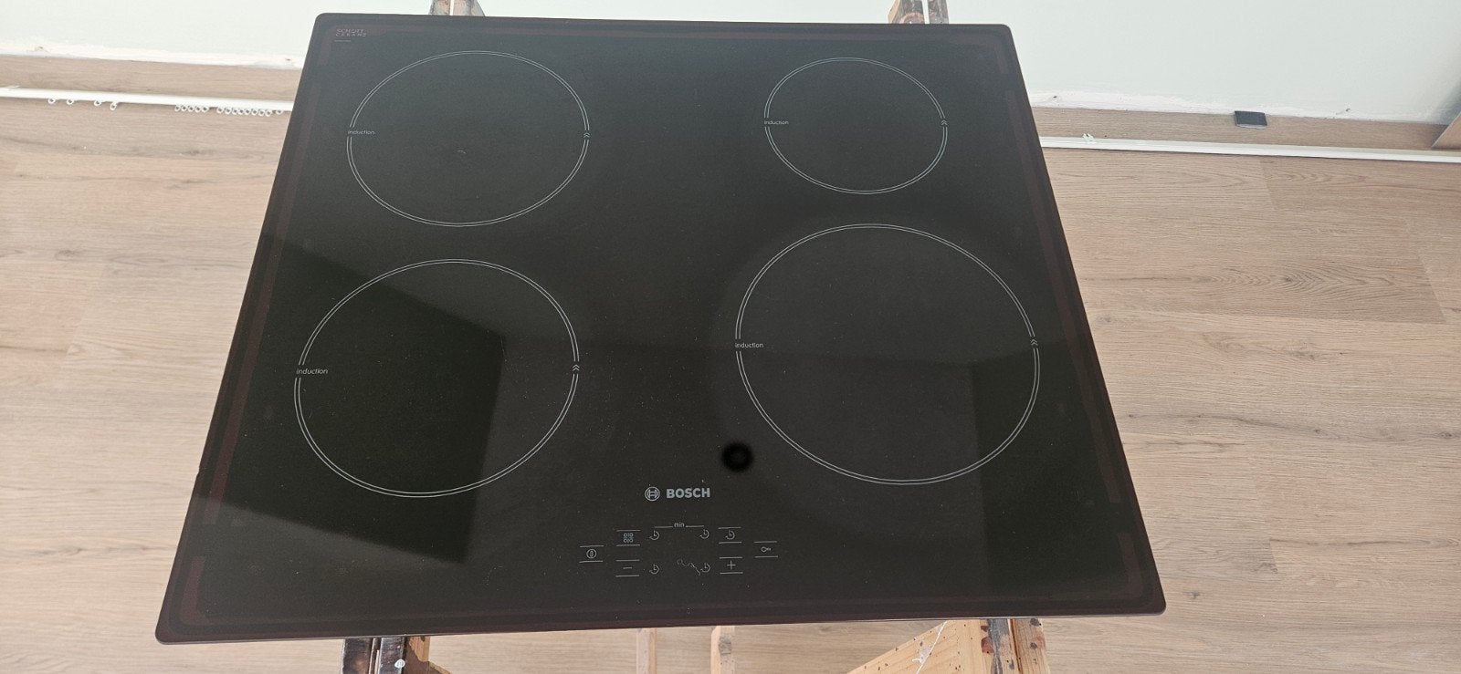 Bosch inbouw inductie kookplaat, Ophalen, Gebruikt, 4 kookzones, Inbouw