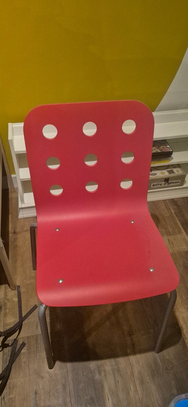 IKEA Rode Stoel - Goede staat, Ophalen, Zo goed als nieuw, Rood, Eén