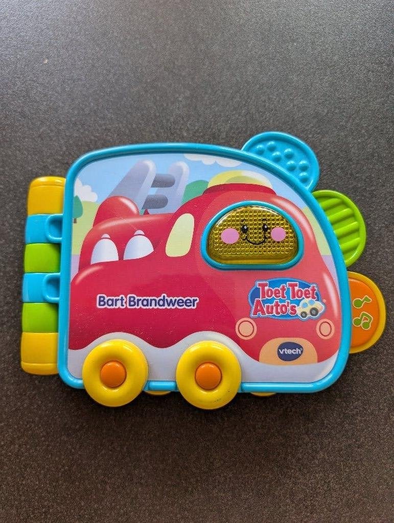 Bart brandweer Vtech boekje, Ophalen of Verzenden, Zo goed als nieuw, 6 maanden tot 2 jaar