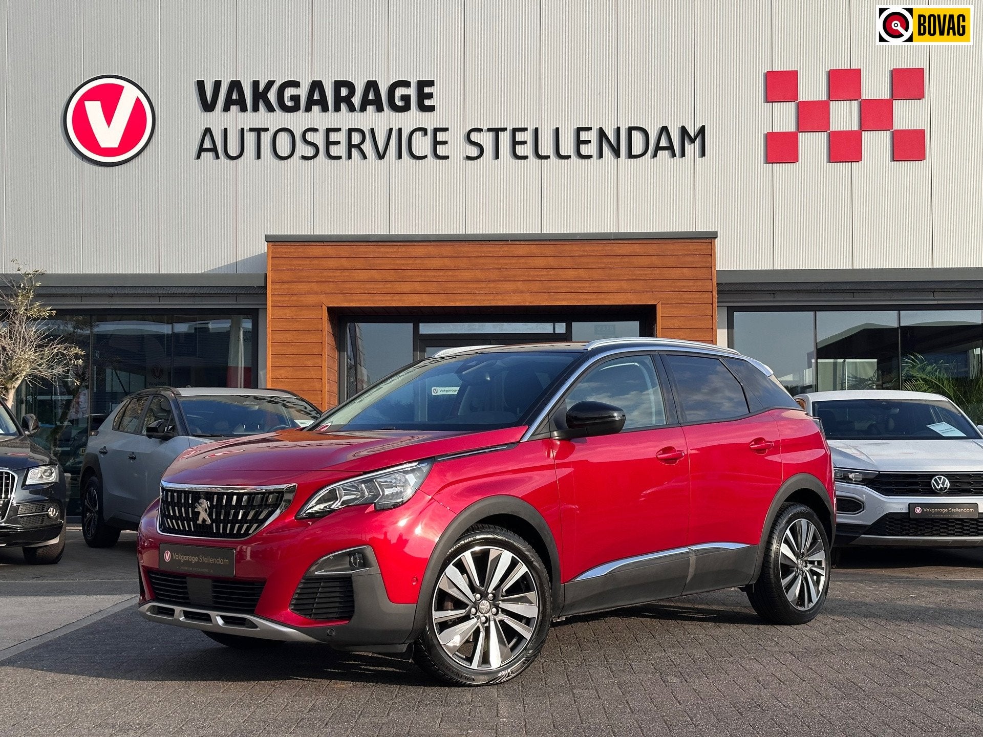 Peugeot 3008 1.2 Allure|NL Auto|Adaptive Cruise Contr|Camera, Auto's, Gebruikt, 1199 cc, Leder en Stof, Origineel Nederlands