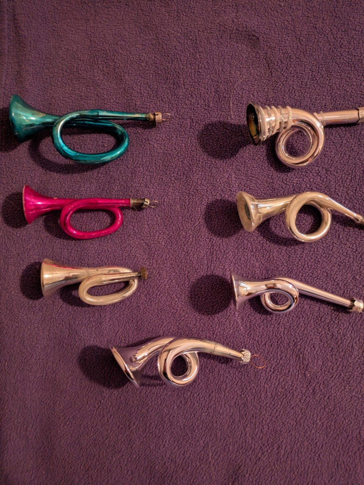 antieke trompet kerst hanger, Sieraden, Tassen en Uiterlijk, Piercings, Ophalen of Verzenden, Nieuw, Zilver, Navelpiercing