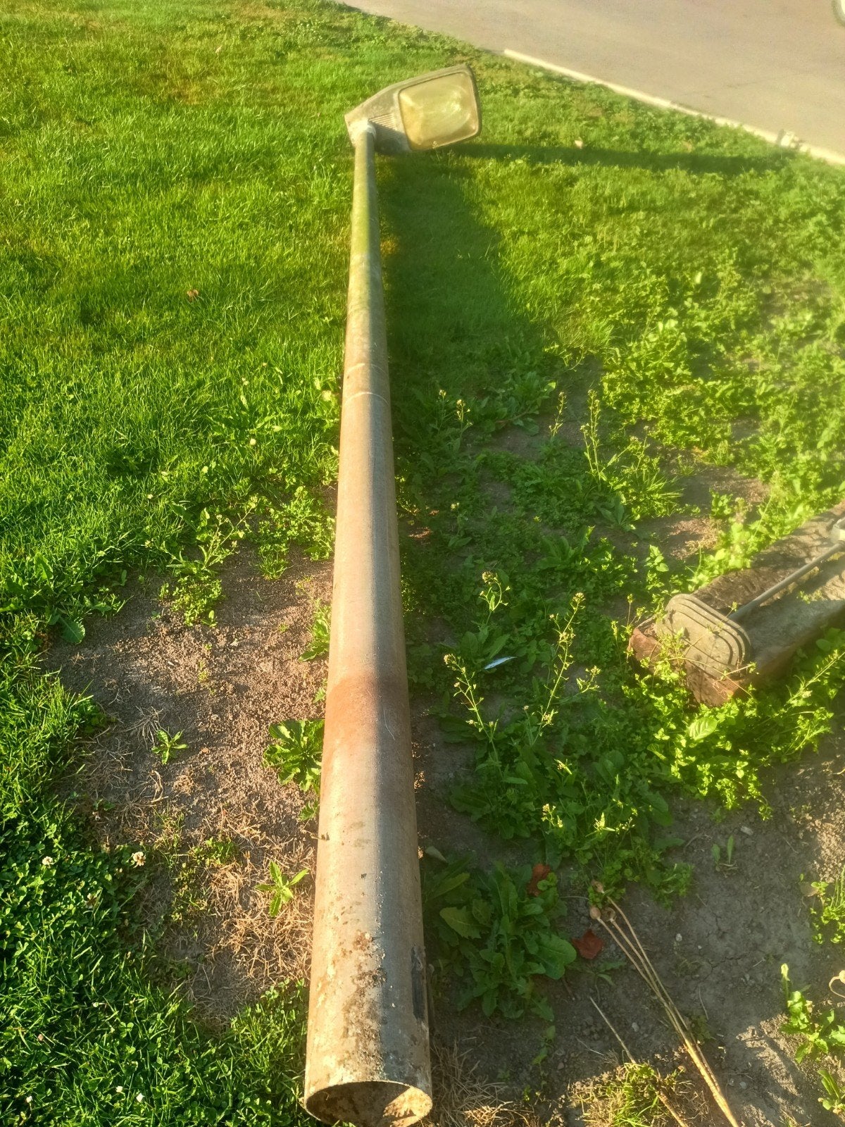 Lantaarn paal, Ophalen, Staande lamp, Netvoeding, 50 tot 250 watt