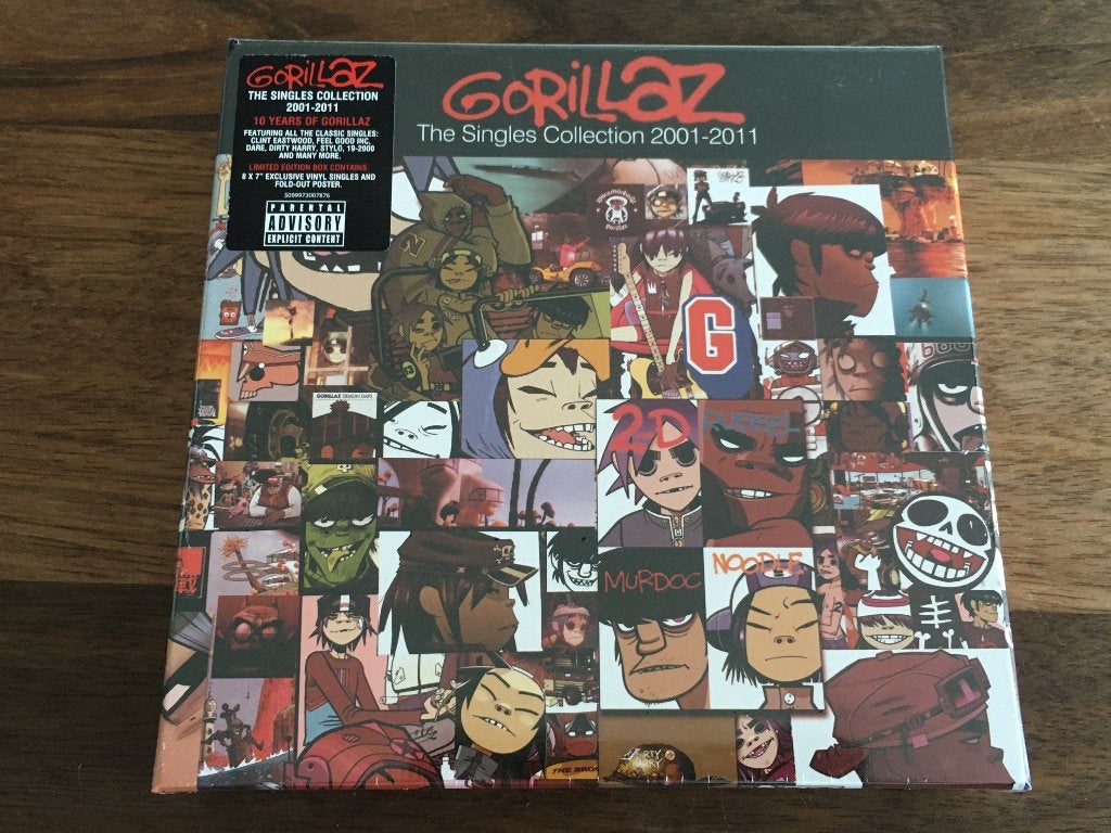 8x Vinyl Single BoxSet Gorillaz Singles Collection 2001-2011, Boxset, Boxset, Pop, 7 inch