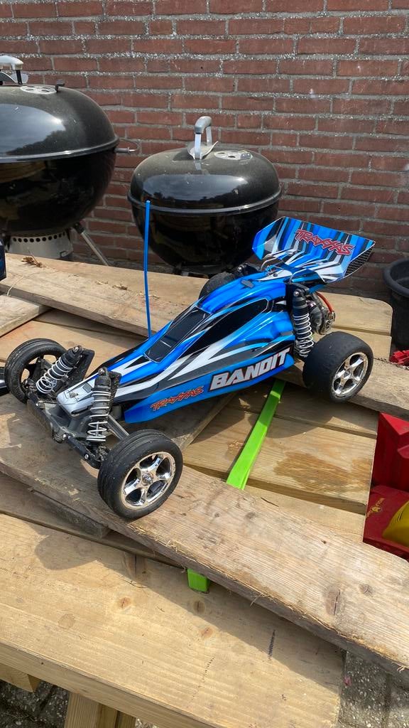Traxxas bandit bestuurbare auto, Elektro, Auto offroad, Ophalen of Verzenden, Zo goed als nieuw