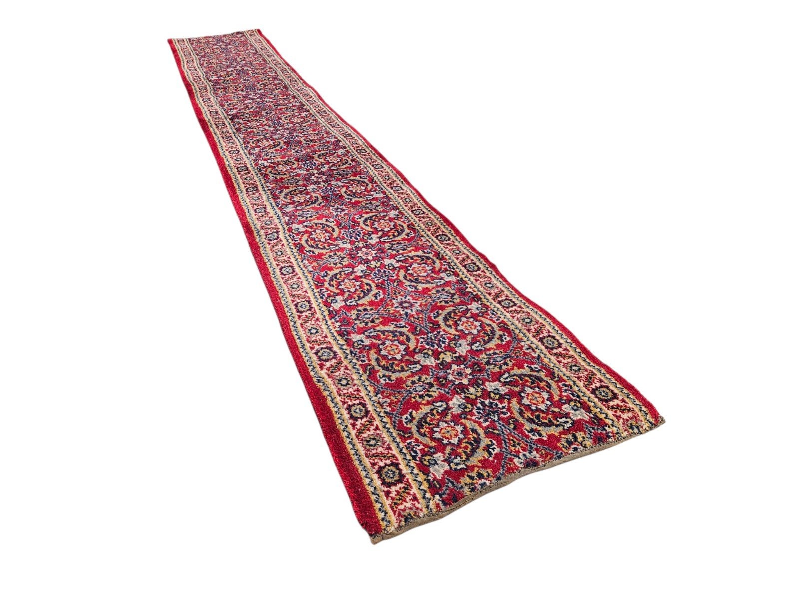 Prachtige vintage loper 50 x 306 cm, Gebruikt, 200 cm of meer, Rechthoekig, 50 tot 100 cm