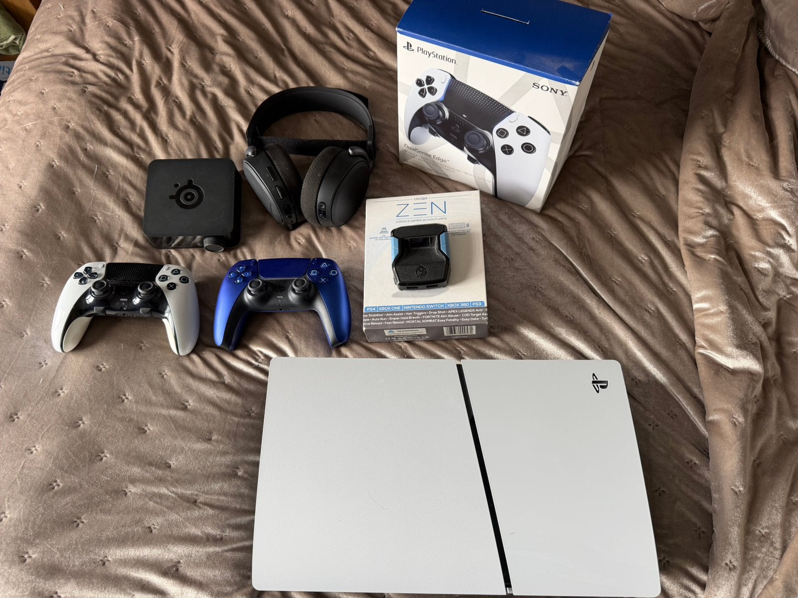 PS5 DIGITAL EDITION (SLIM) COMPLETE SETUP, Ophalen of Verzenden, Zo goed als nieuw, Met 1 controller, Slim