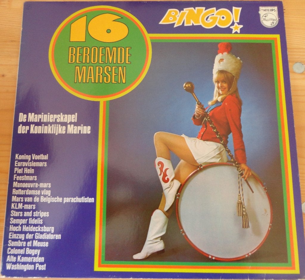 16 Beroemde Marsen (LP), LP, Gebruikt, Ophalen of Verzenden, Levenslied of Smartlap