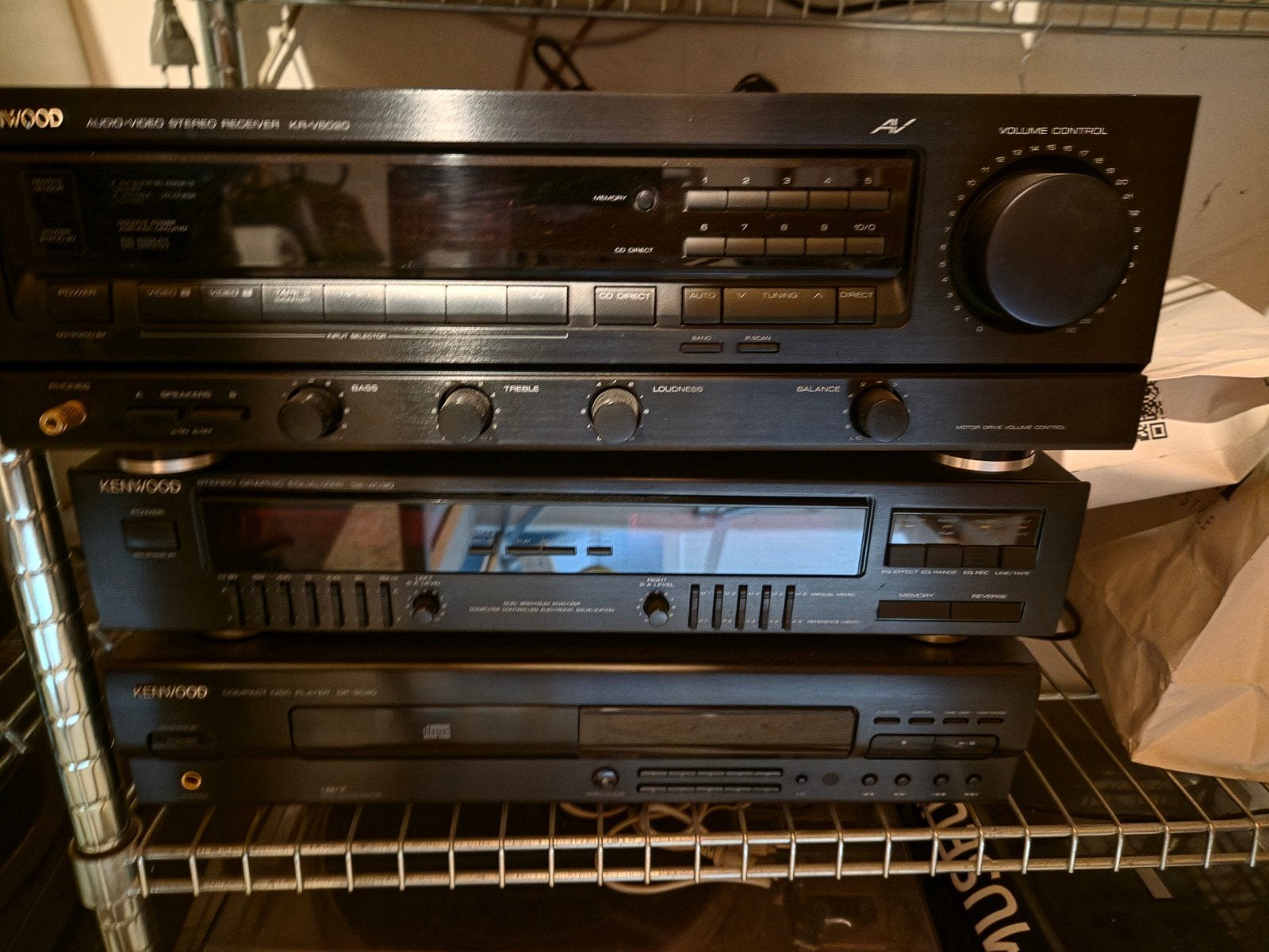 Diverse Kenwood audio apparatuur en Philips platenspeler, Ophalen, Audio en Video