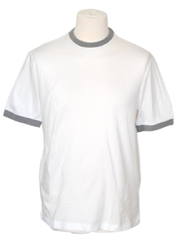 Luigi Borrelli Napoli shirt, t-shirt, wit, Mt. M / 50, Wit, Luigi Borrelli, Zo goed als nieuw, Verzenden