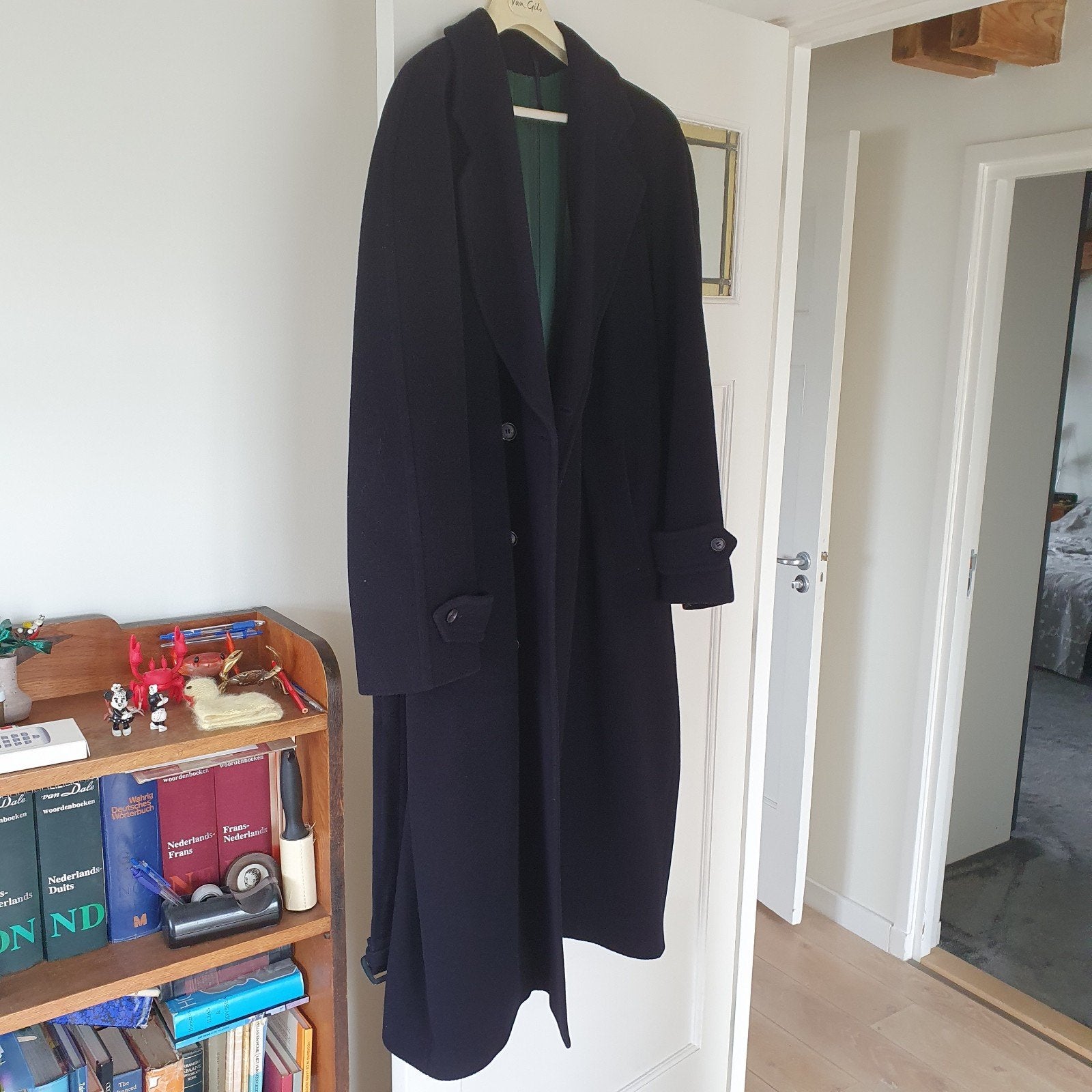 Van Gils donkerblauwe winterjas, maat 54/XL, Ophalen of Verzenden