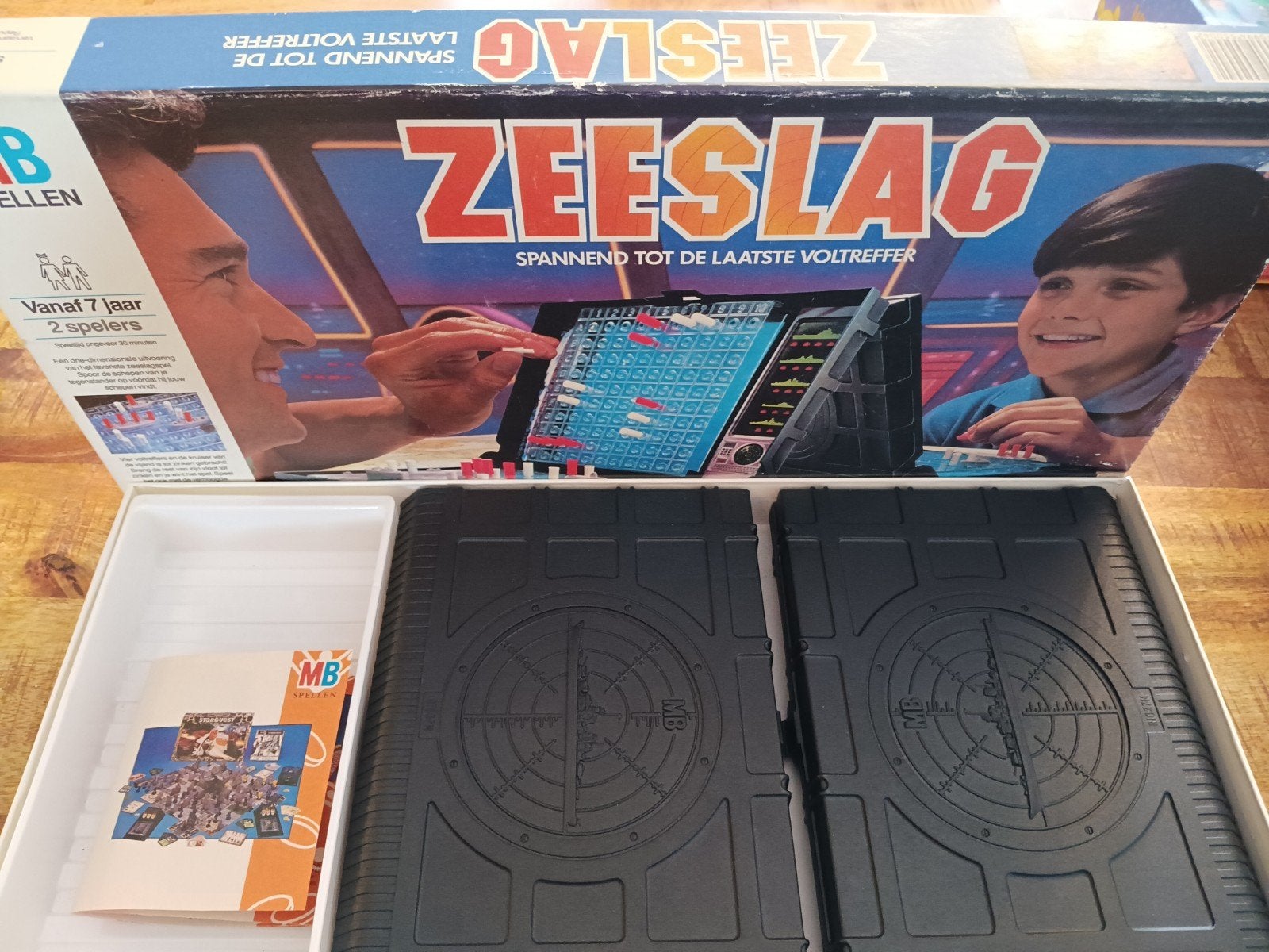 Zeeslag, Een of twee spelers, Ophalen of Verzenden, Gebruikt, MB Spellen