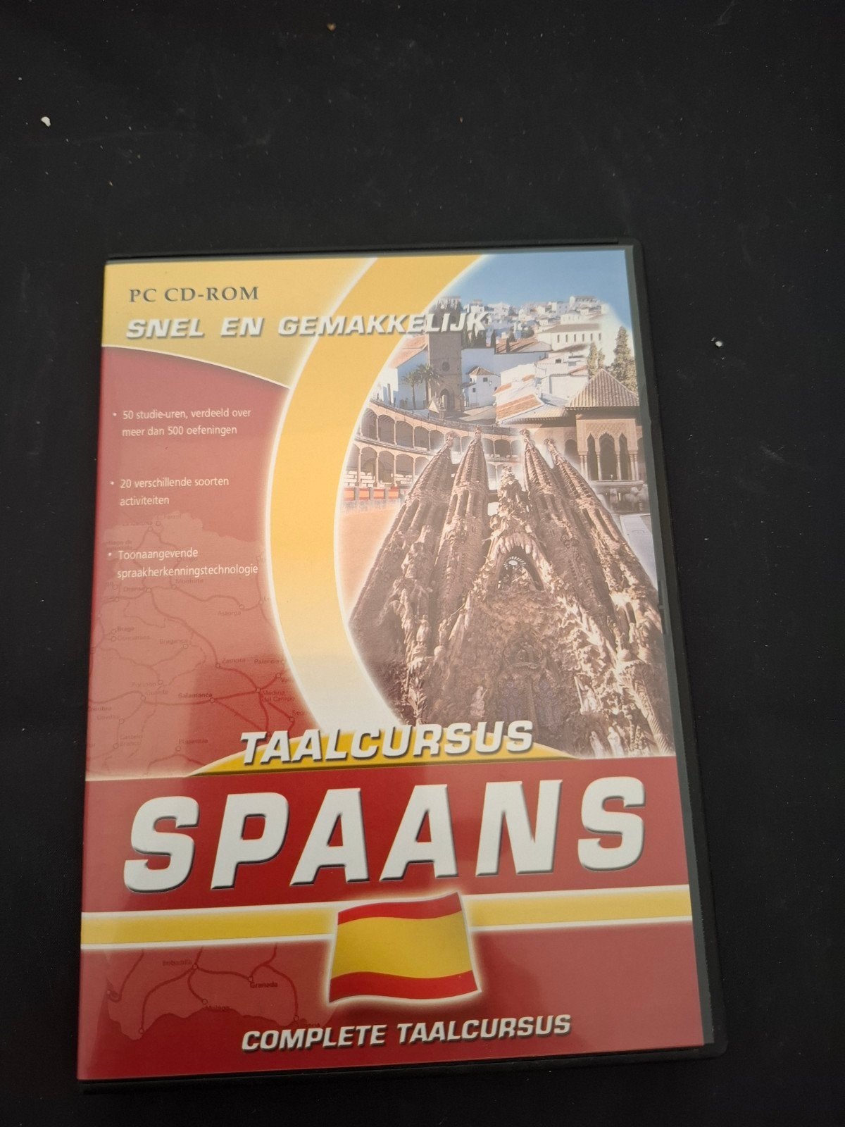 PC CD-ROM Taalcursus Spaans - Snel en Gemakkelijk, Verzenden, Zo goed als nieuw, ScanSoft, Non-fictie