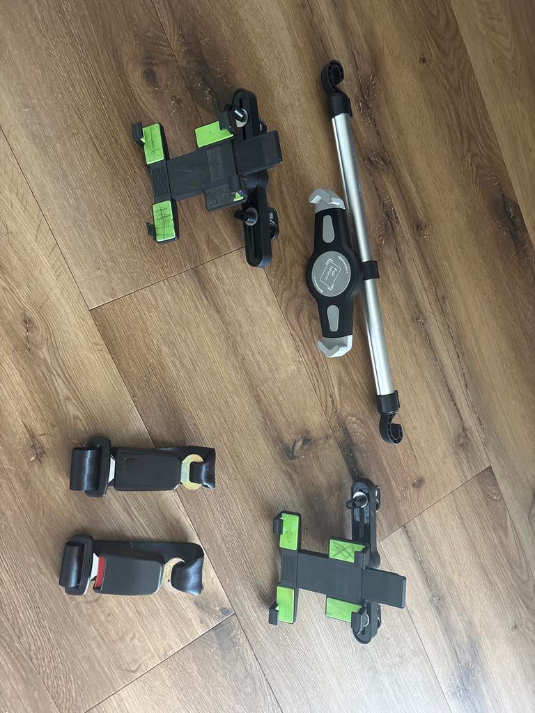 Tablethouders achterbank en gordelverlengers, Auto diversen, Ophalen, Gebruikt