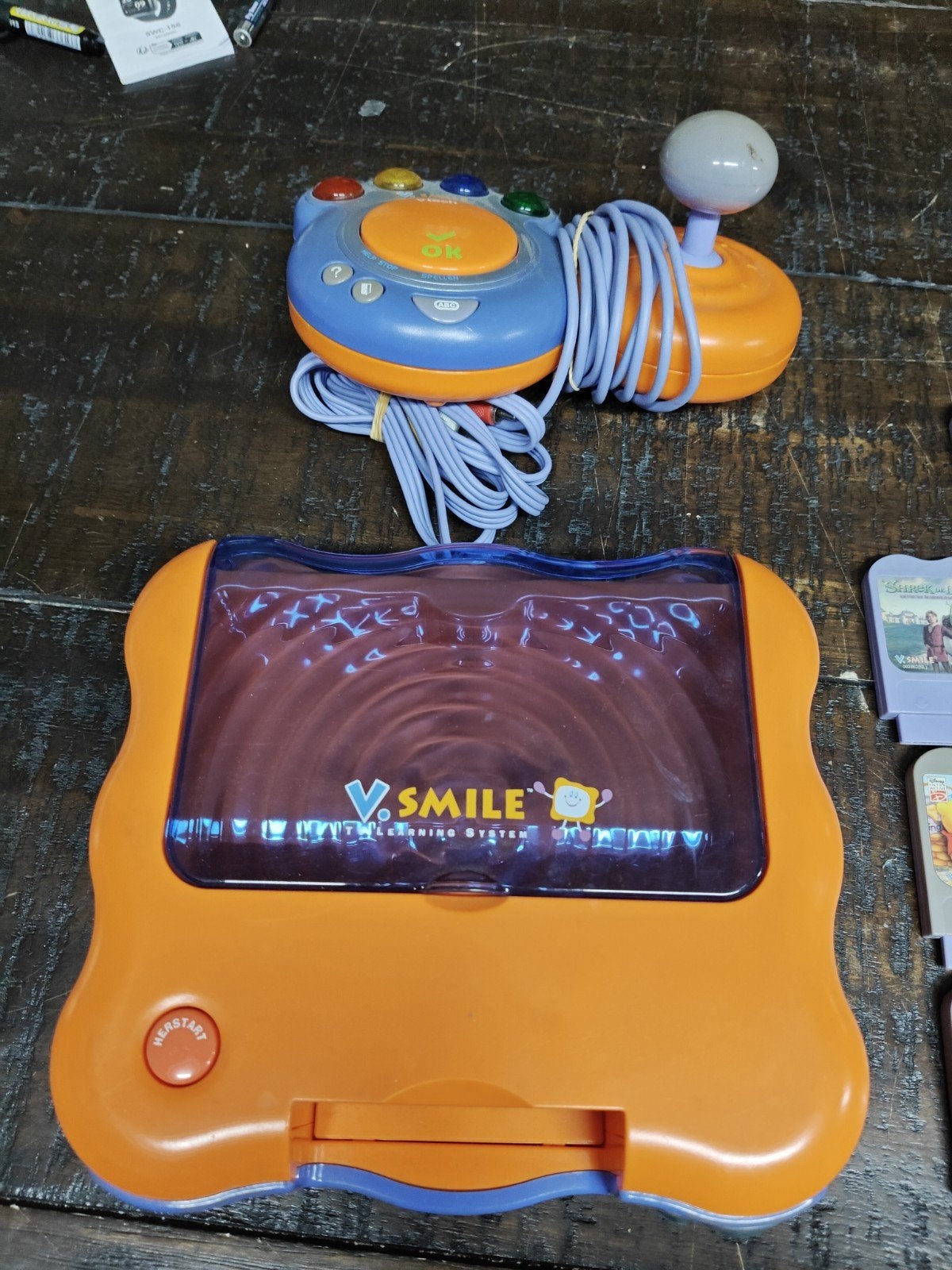 VTech V.Smile TV Learning System met 7 Spellen, Gebruikt, Info.nl@vtech.com, VTech Electronics Europe B.V., Zonnebaan 9, 3542 EB Utrecht, Nederland