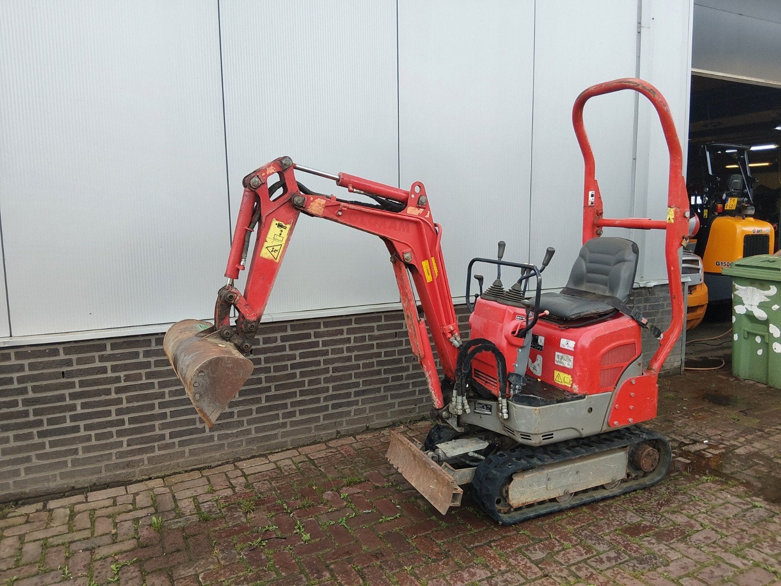 Yanmar sv08 bouwjaar 2017 minigraver, Ophalen, Graafmachine