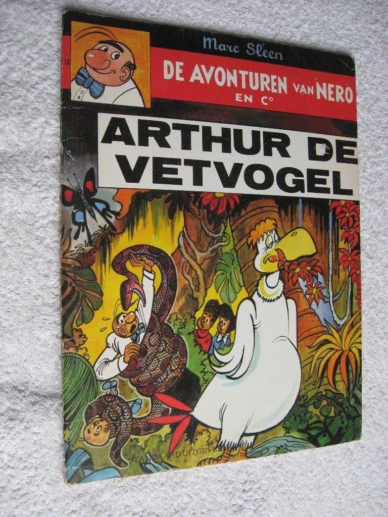 Marc Sleen -De avonturen van Nero (arthur vetvogel / kastar), Meerdere stripboeken, Ophalen of Verzenden, Gelezen, Marc Sleen