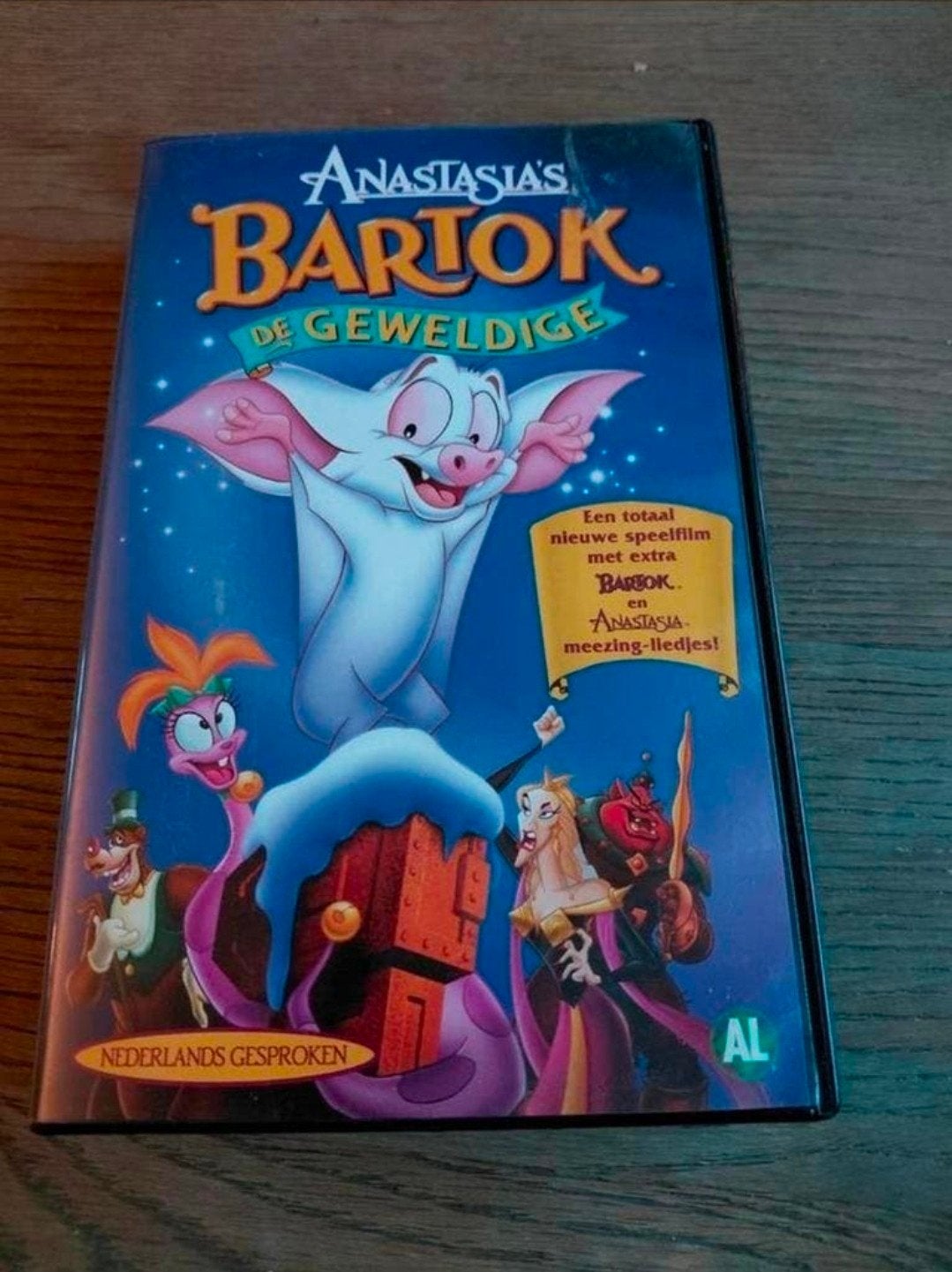 Anastasia's Bartok de Geweldige videoband., Gebruikt, Tekenfilm, Alle leeftijden, Ophalen of Verzenden