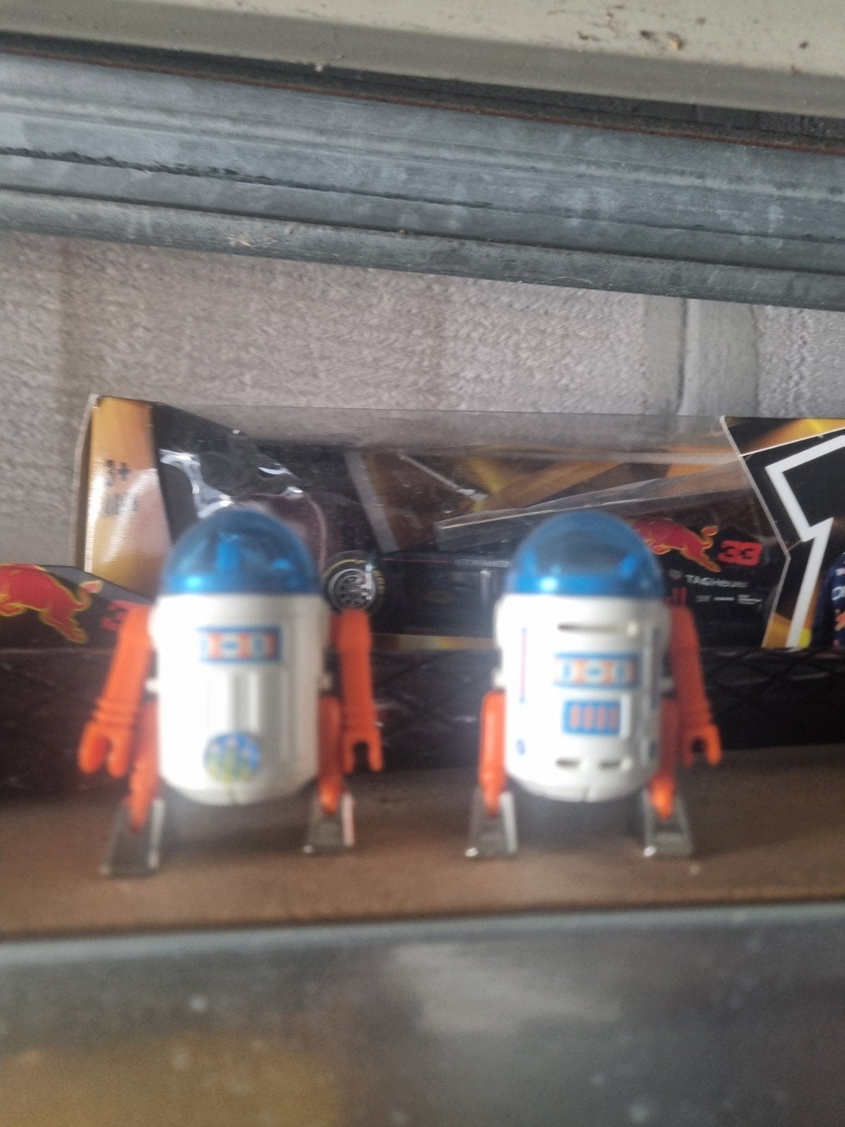 Playmobil R2D2 lookalikes robot poppetjes jaren '80, Ophalen of Verzenden, Gebruikt, Jongen of Meisje