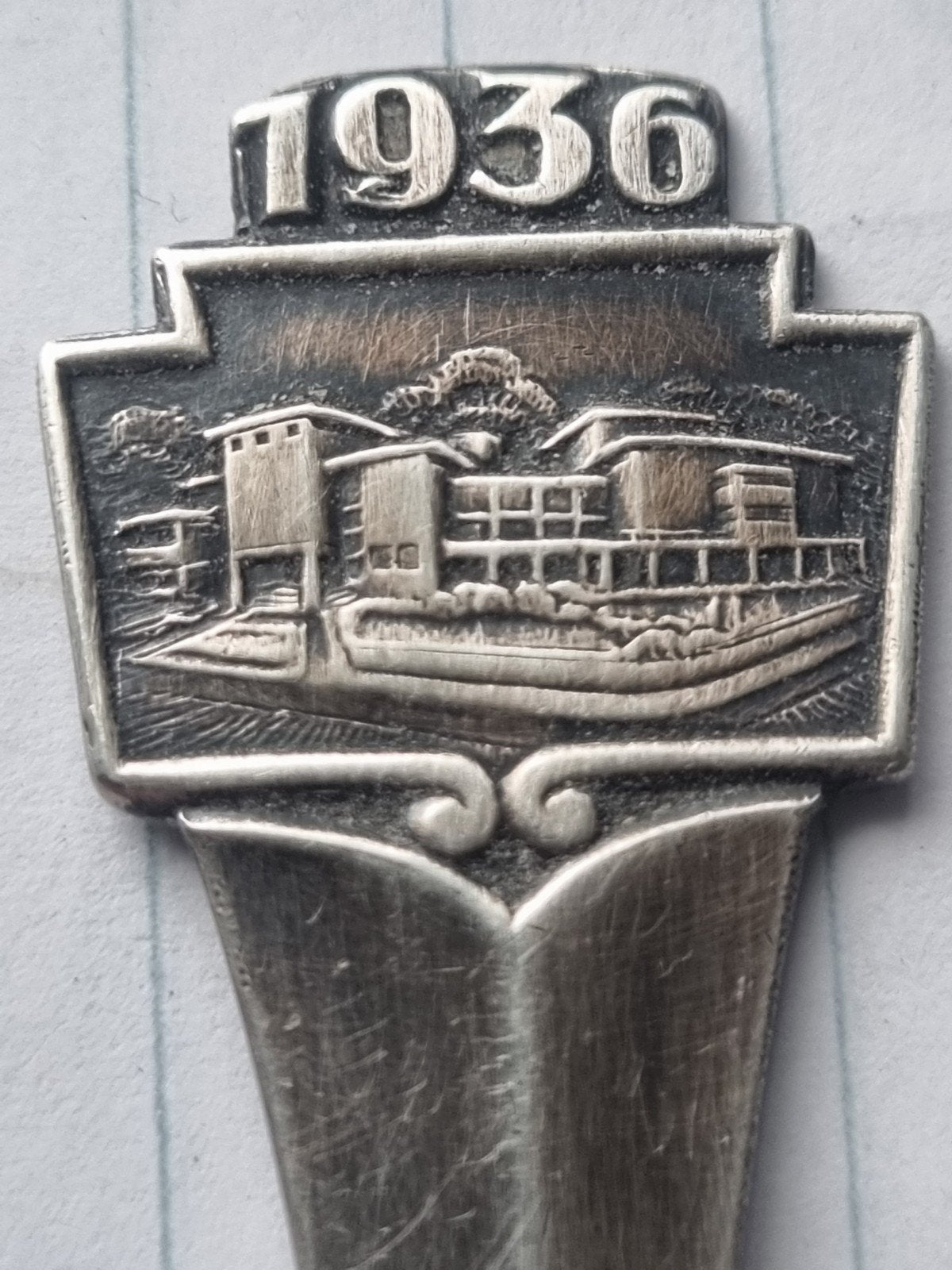 Vintage Gero 90 Herdenkingslepel 1936, Antiek en Kunst, Ophalen of Verzenden