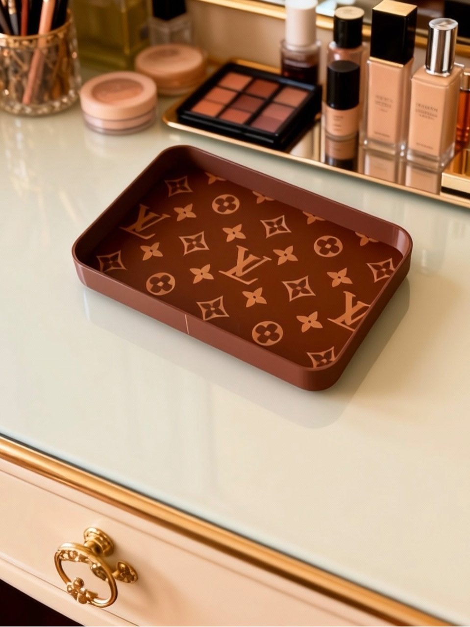 Louis Vuitton tray in diverse kleuren, Kunststof, Met opstaande rand, Nieuw, Ophalen of Verzenden