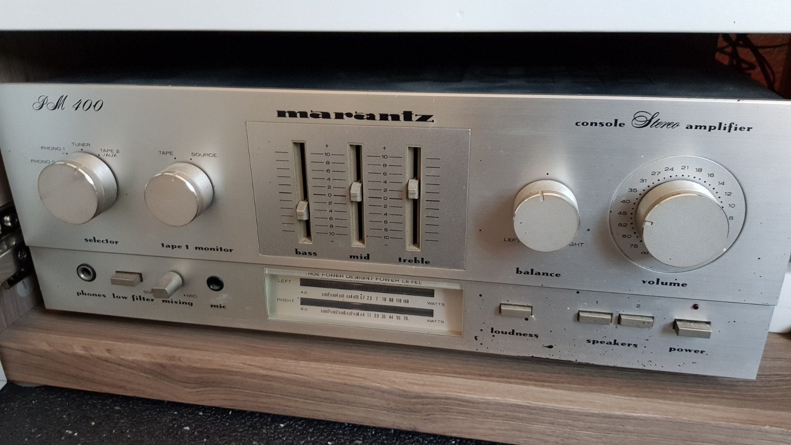 Marantz PM 400 Stereo Versterker - Krakende Volumeknop, Ophalen, Gebruikt, Marantz